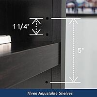 Sauder Select 5-Shelf Engineered Wood Bookcase