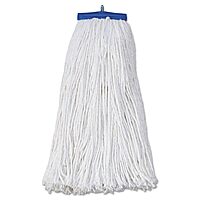 Boardwalk Mop Head, Economical Lie-Flat Head, Rayon Fiber, 20oz, White, 12/Carton