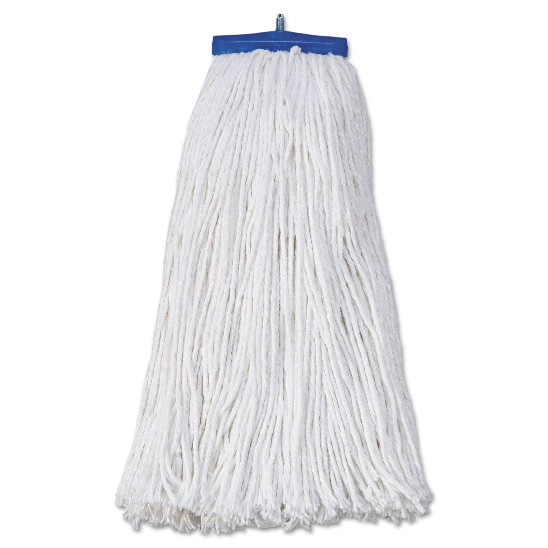 Boardwalk Mop Head, Economical Lie-Flat Head, Rayon Fiber, 20oz, White, 12/Carton