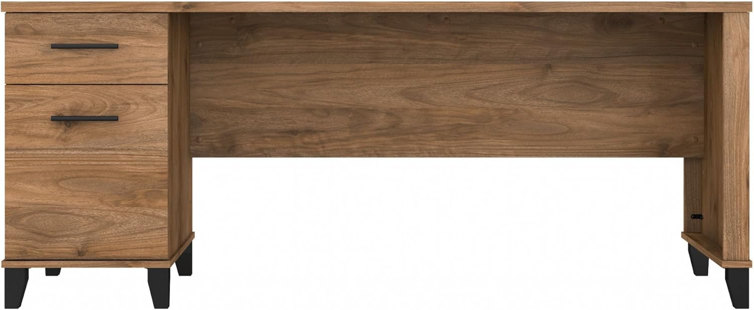 Bush Furniture Somerset 72W Office Desk with Drawers