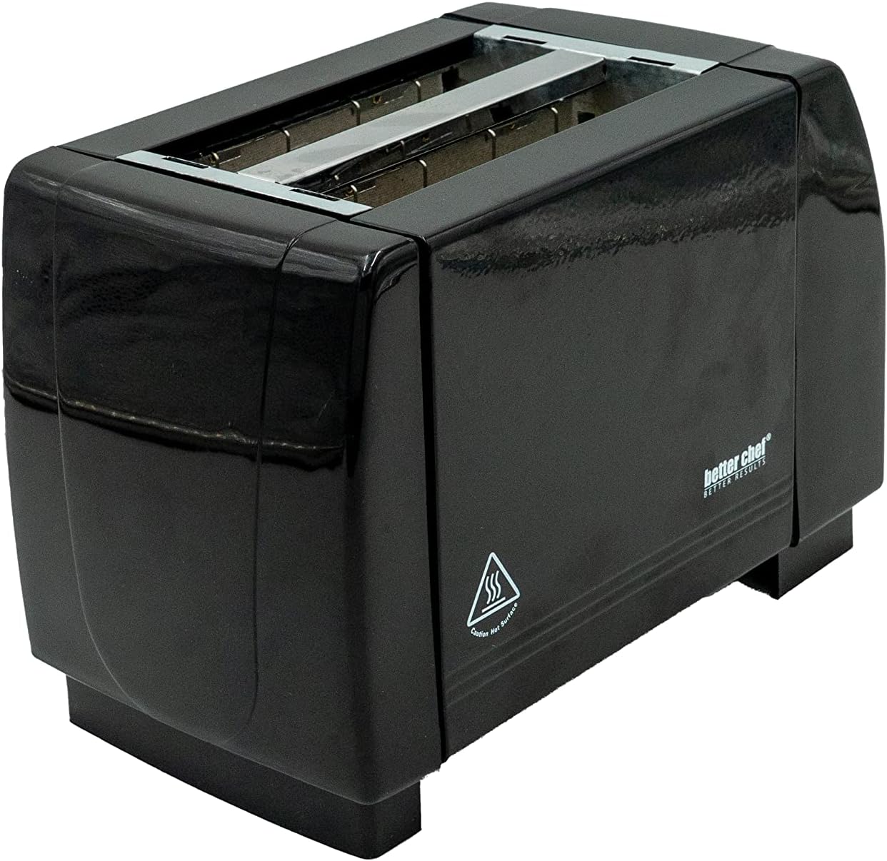 BETTER CHEF 2-Slice Toaster - Darkness Control & Crumb Tray