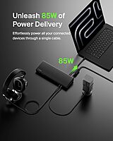 Belkin 15-in-1 Universal Triple Display DisplayLink Docking Station Hub w/ 3 HDMI Ports, 2 DisplayPorts for Triple 4K Display w/ 85W PD, Gigabit Ethernet, 3.5mm Mic/Speaker, 1 USB-C, & 5 USB-A Ports