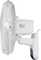 Vie Air 16" Plastic Wall Fan with Remote Control in White