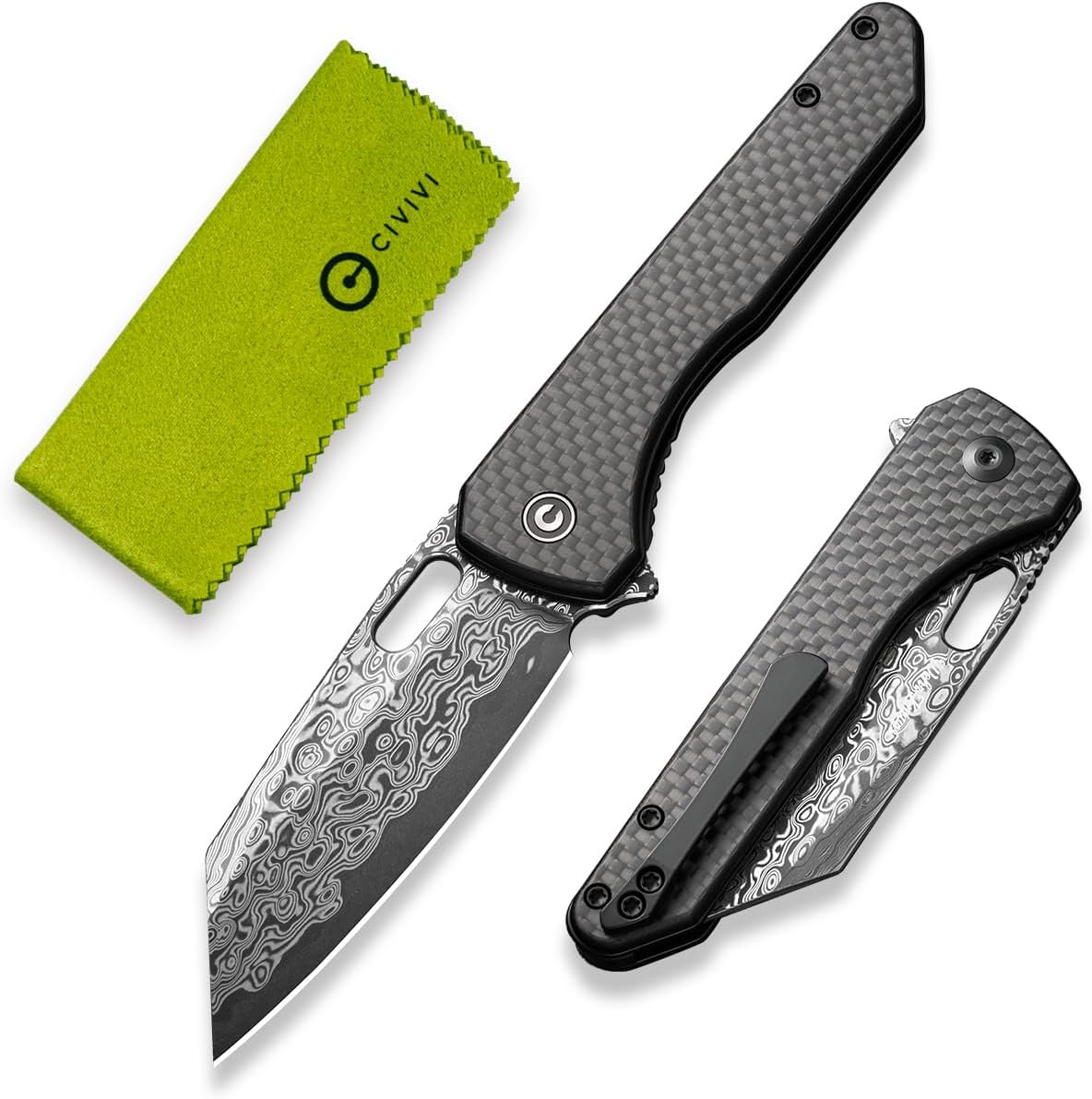 CIVIVI Nugz Folding Pocket Knife for EDC, 3.17" Reverse Tanto Blade C23060