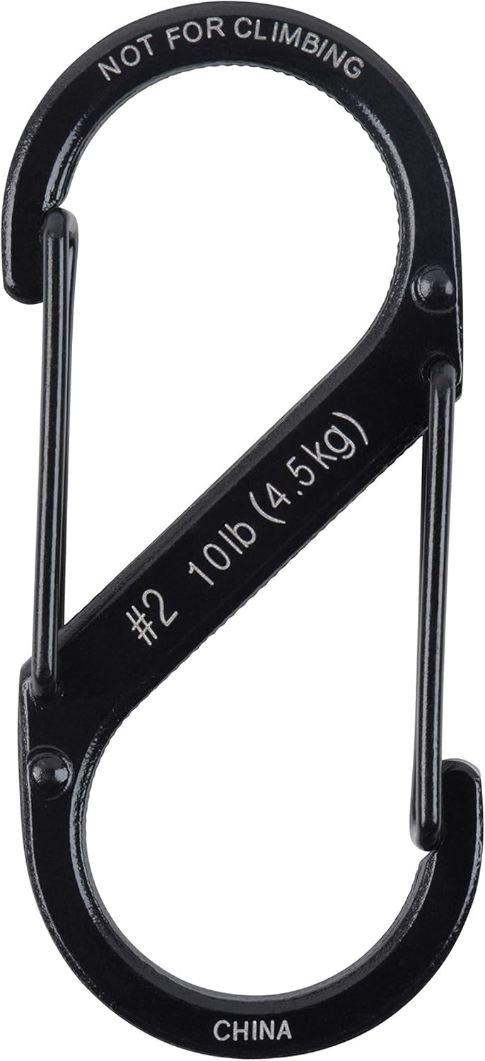 NITE IZE S-Biner Dual Carabiner, Stainless-Steel