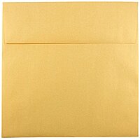 JAM PAPER Metallic Invitation Envelopes - Gold Stardream - 25/Pack