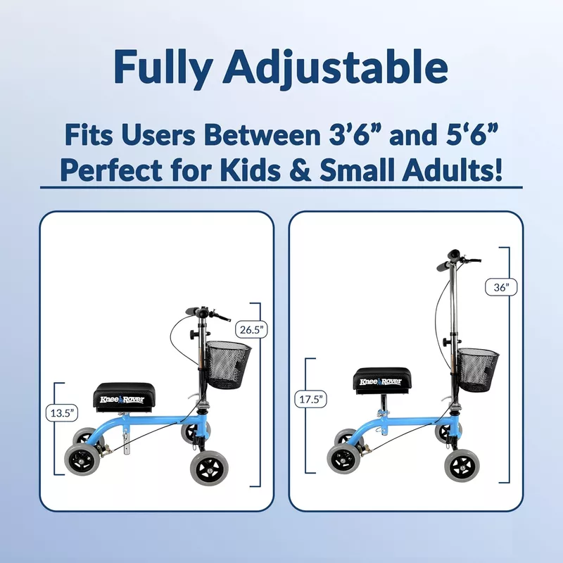 Kids and Small Adult Knee Walker Child Knee Scooter