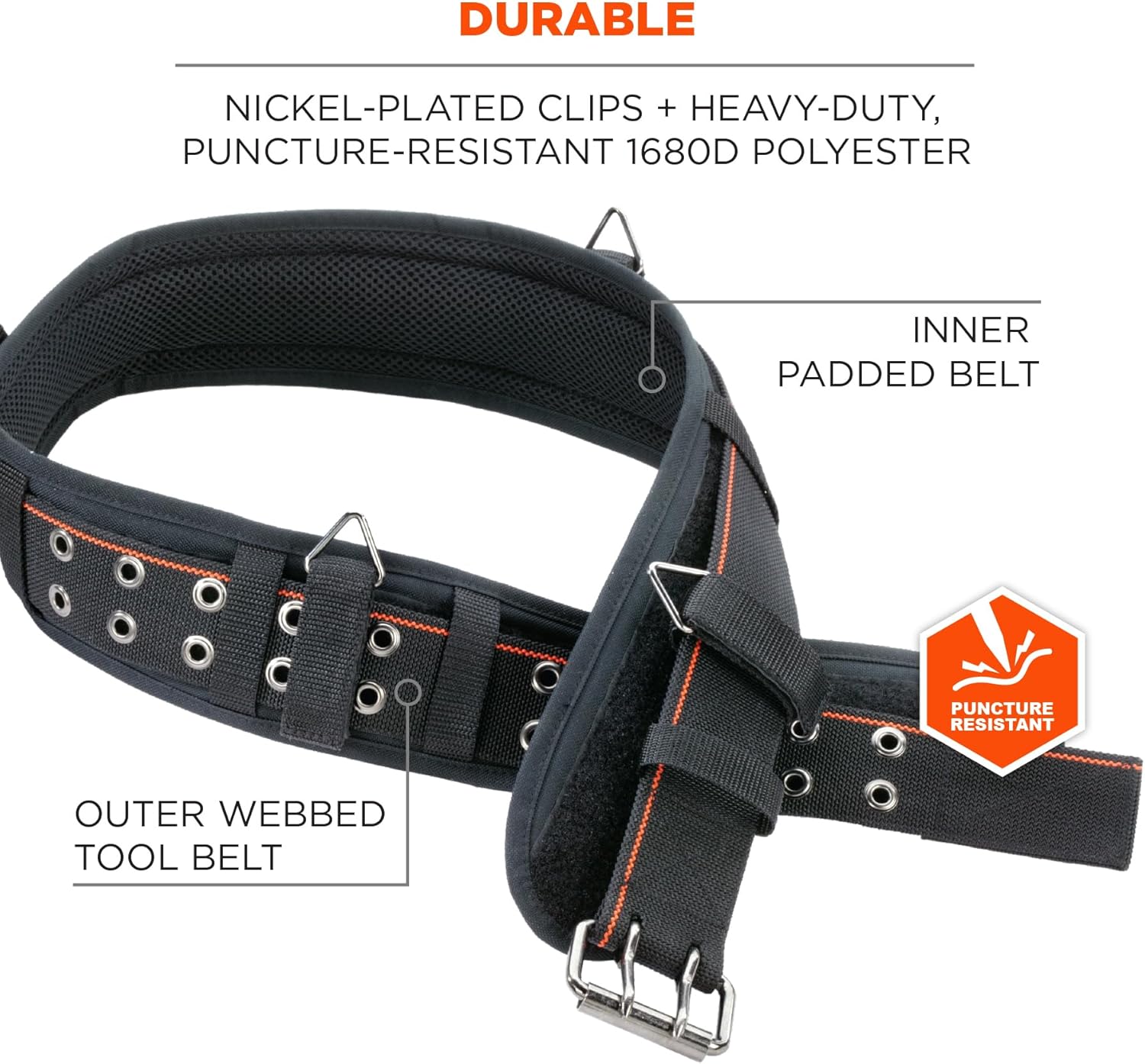 Ergodyne Arsenal Padded Adjustable Tool/Work Belt