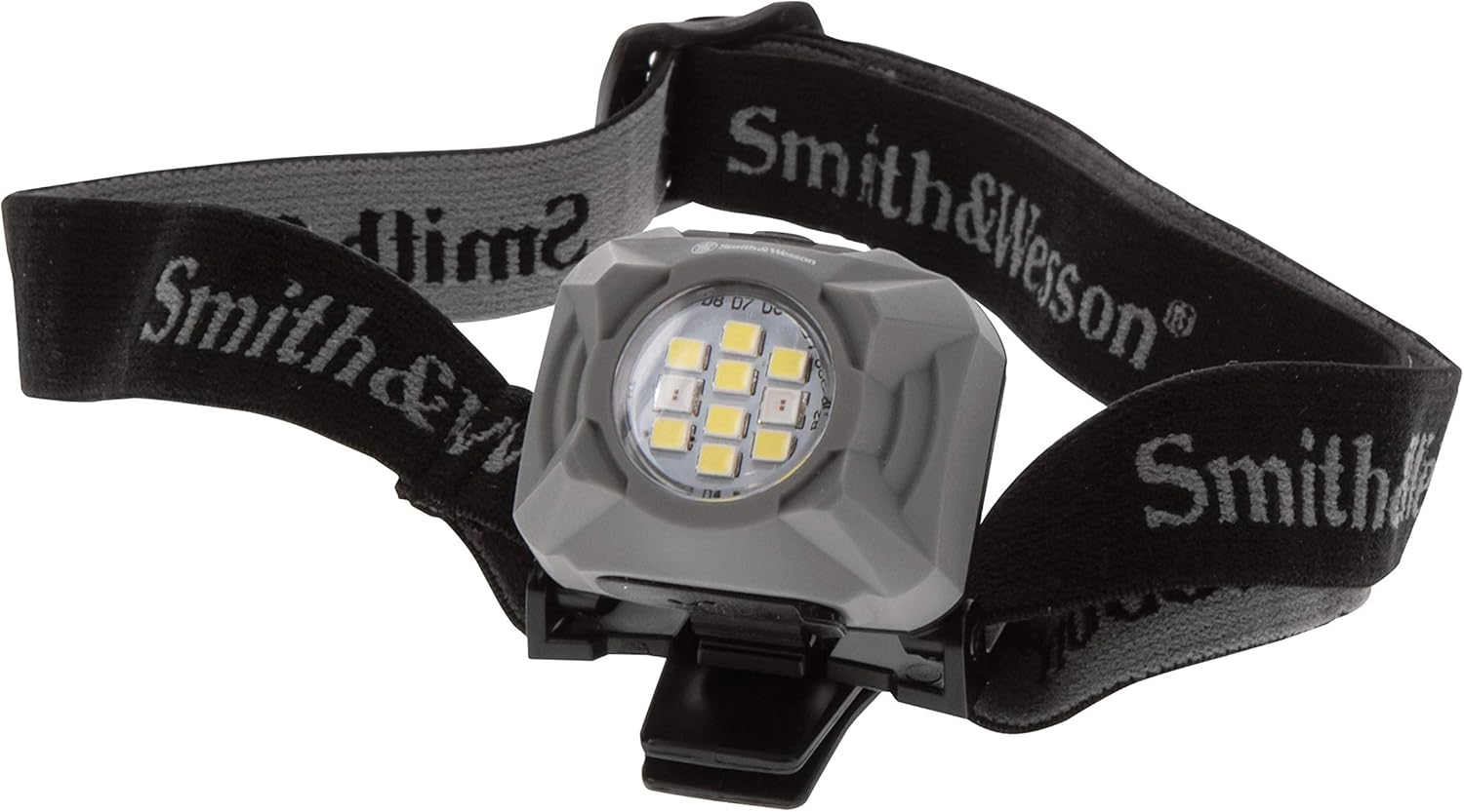 Smith & Wesson Night Guard Series Rechargeable Waterproof Headlamps with Hat/Pocket Clip