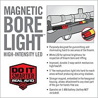 Real Avid Bore Light, Magnetic, High Intensity LED Bore Illuminator with 5” Flexible Neck for Hands Free Operation