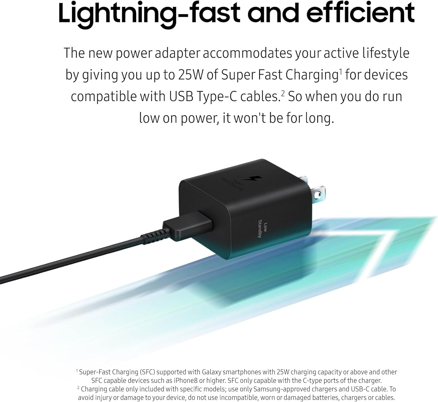 Samsung 25W Power Adapter USB Type-C Wall Charger