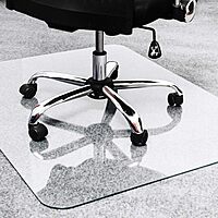 FLOORTEX Glaciermat Heavy Duty Glass Chair Mat for Hard Floors & Carpets