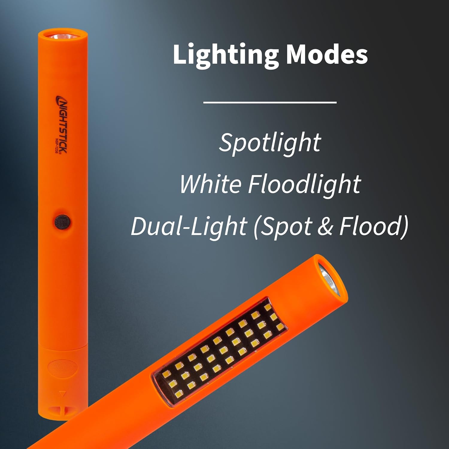 Nightstick NSP-1236 Multi-Purpose Flashlight - Floodlight - Dual-Light 1 Count (Pack of 1)
