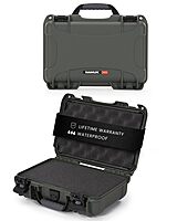NANUK 909 Hard Case with Custom Foam Insert, Short Multipurpose Case - IP67 Waterproof Sporting Gear Storage