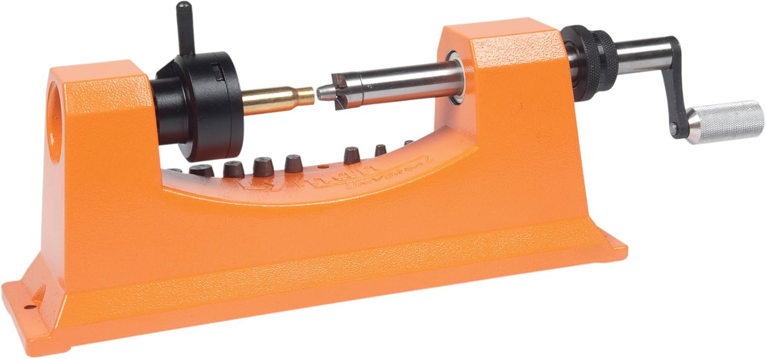 Lyman Universal Case Trimmer with Carbide Cutter and 9 Pilot Multi-Pack