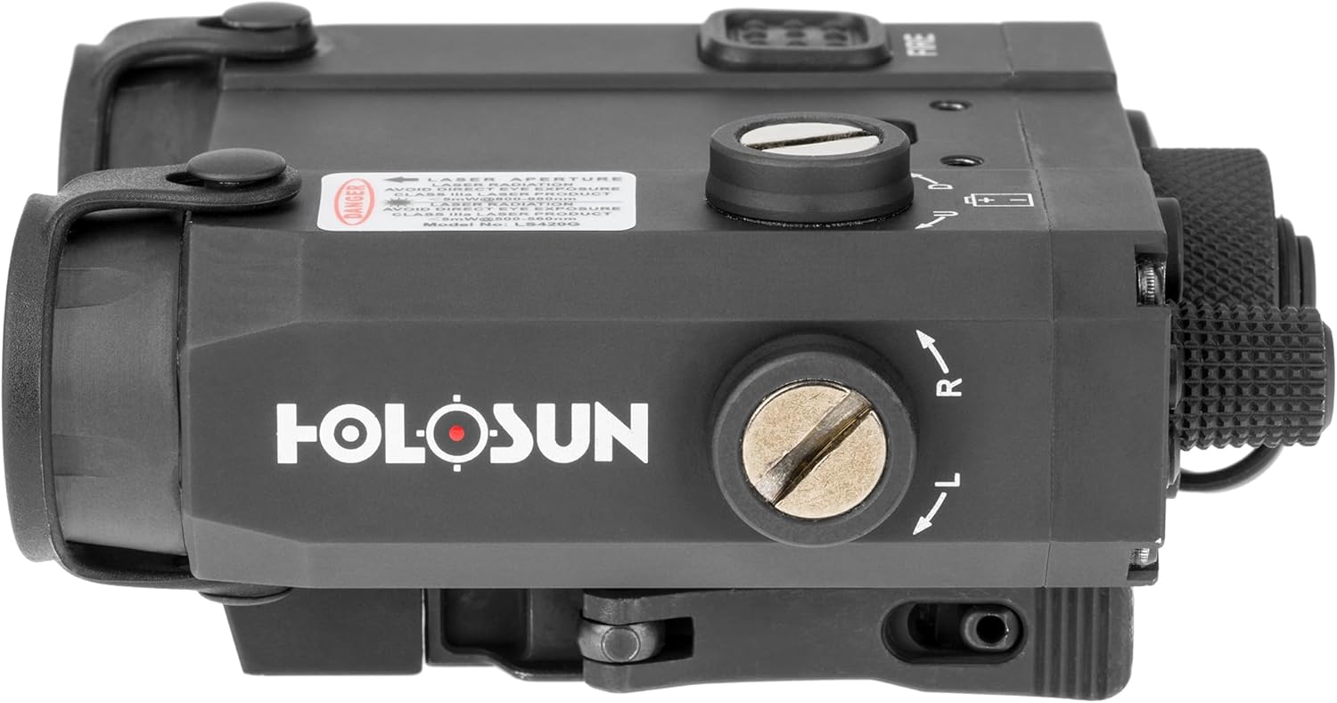 Holosun LS420G: Green & IR Laser, IR Illuminator, White Light, 7075 Aluminum Housing