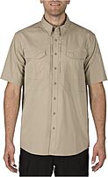 5.11 Tactical Mens Stryke Button Down Short Sleeve Shirt with Pockets