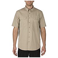 5.11 Tactical Mens Stryke Button Down Short Sleeve Shirt with Pockets