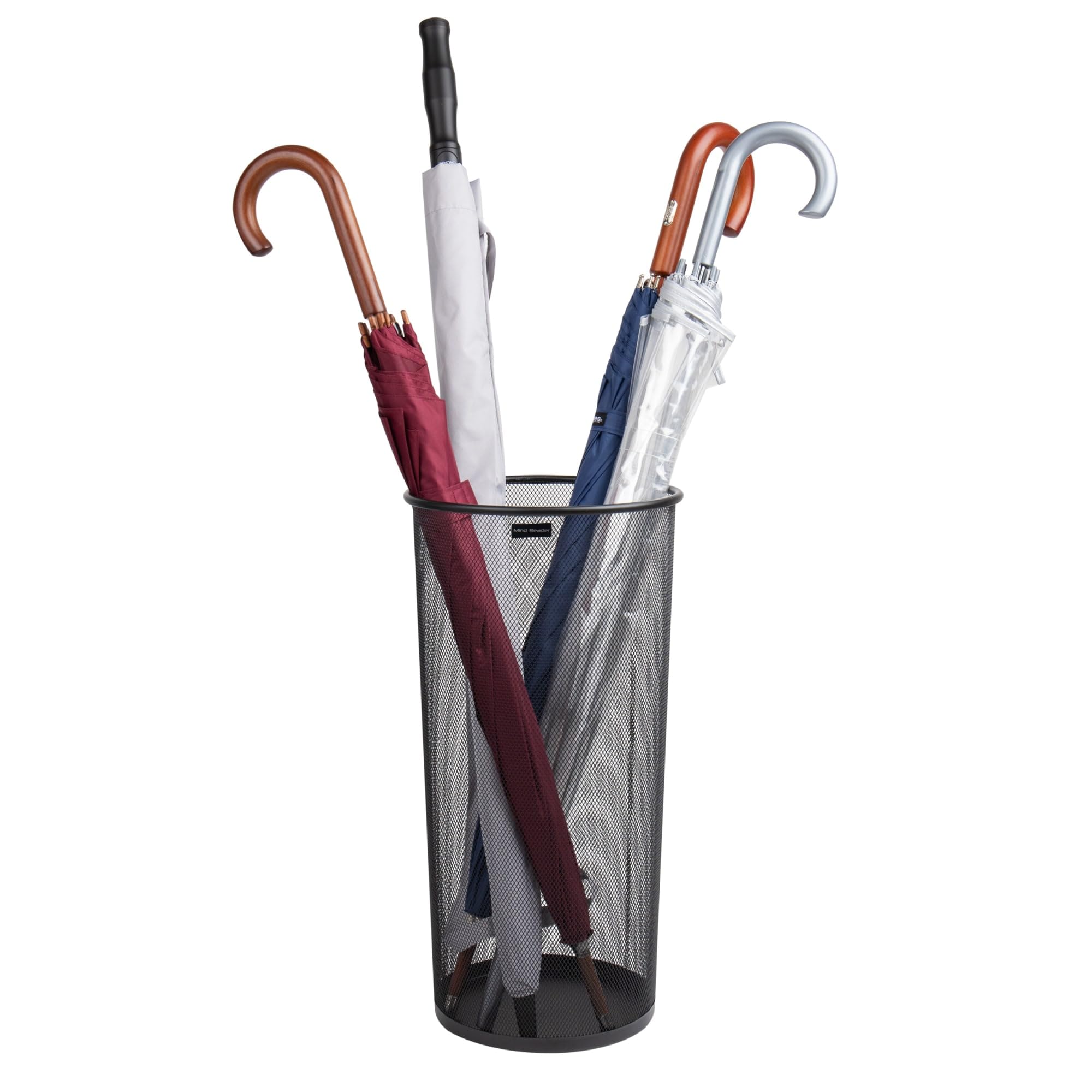 MIND READER Metal Mesh Umbrella Stand Multi-Purpose Storage
