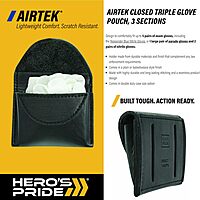 HERO'S PRIDE Deluxe AirTek Triple Glove Pouch