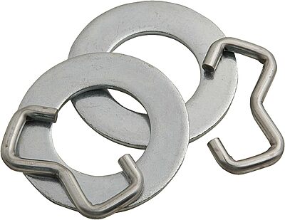CE Smith - 10980 Retainer Rings and Washers for Wobble Roller - Zinc-Plated Boat Accessories