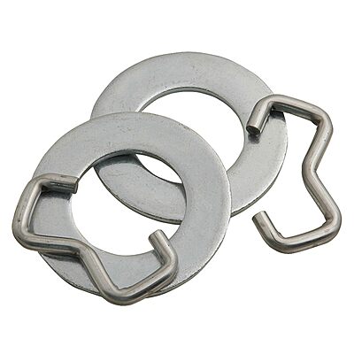 CE Smith - 10980 Retainer Rings and Washers for Wobble Roller - Zinc-Plated Boat Accessories