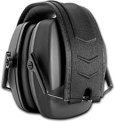AXIL x SIG SAUER TRACKR Passive Earmuffs - Compact Foldable Noise Isolation 28 SNR / 22 NRR Passive Hearing Protection Tactical Headmuffs For Shooting Range
