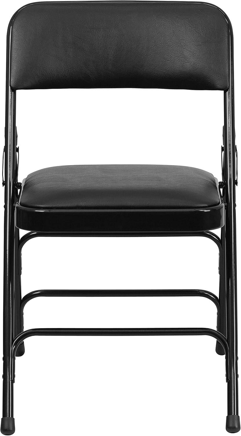 Flash Furniture Hercules Series Upholstered Metal Folding Chairs
