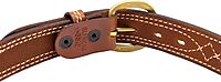 BIANCHI B12 Reversible Fancy Stitched Full-Grain Leather Belt