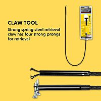 General Tools 70396 Lighted Steel Claw Mechanical Pick-Up Tool, 24-Inch (Pack of 3)