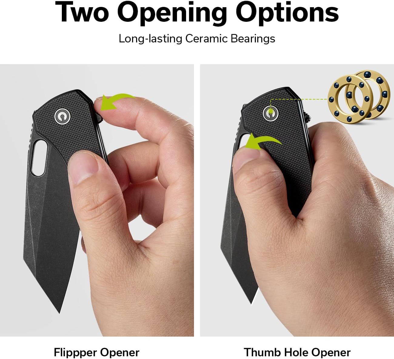 CIVIVI Nugz Folding Pocket Knife for EDC, 3.17" Reverse Tanto Blade C23060