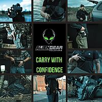 ALIEN GEAR Rapid Force Level 3 Duty Holster — Right Hand — Optic-Ready Mid Ride Belt Slide