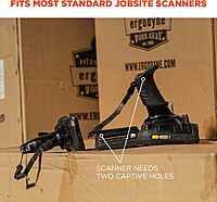 Ergodyne Squids 3136 Barcode Scanner Adaptor Straps, Carrying Strap for Bar Code Scanners, 10- Pack, Black