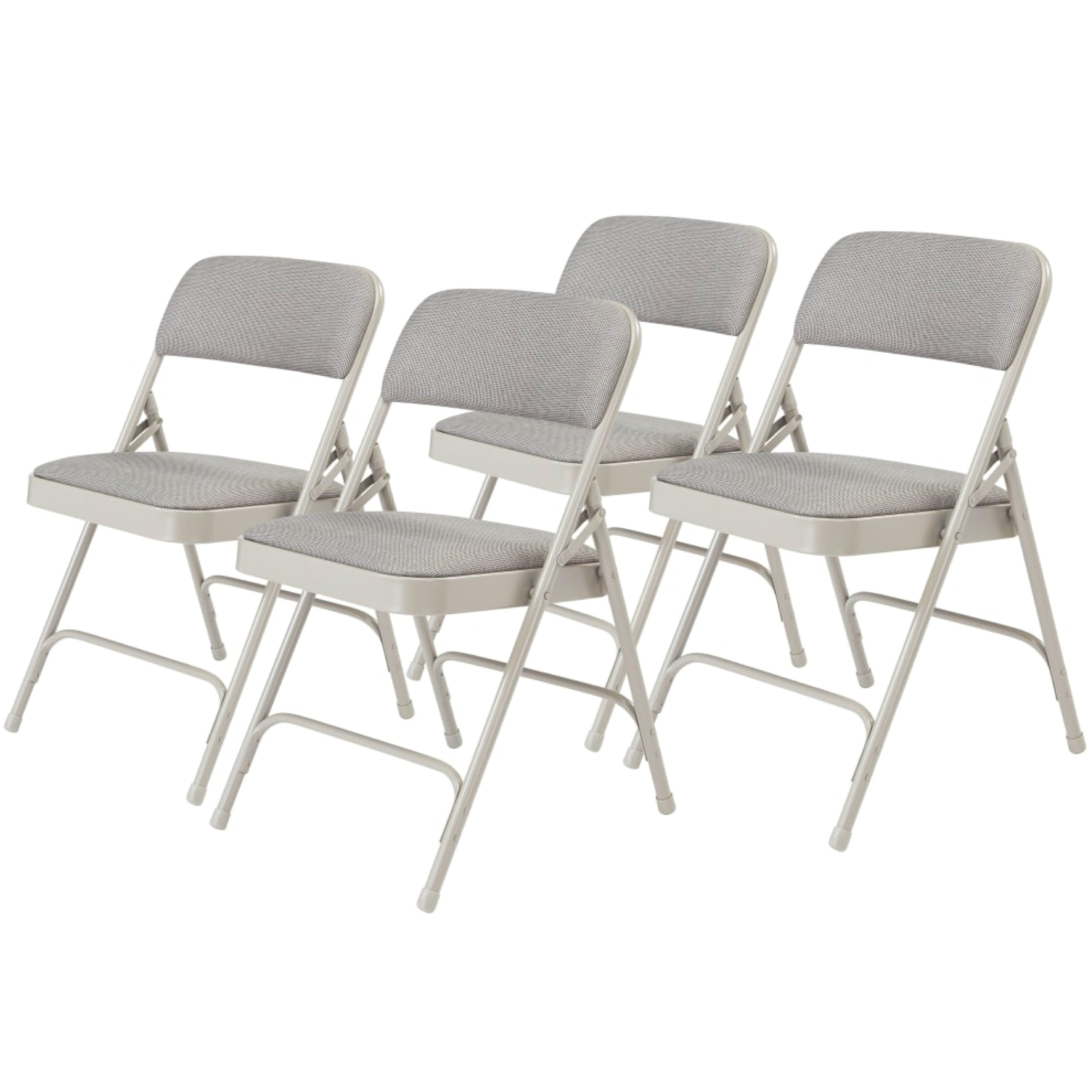 NATIONAL PUBLIC SEATING 2200 Series Steel Frame Upholstered Folding Chair (Carton of 4)