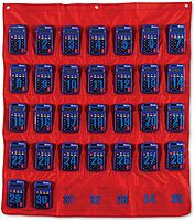 Learning Resources Place Value & Counting Pocket Chart with Calc-U Store Pocket Chart, Classroom Storage and Organizer, Fits 3oz Hand Sanitzer in Pockets, Hangers Not Included