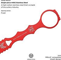 Benchmade - SOCP 176T Tactical Training Dagger with Red 400C Handle (176T)