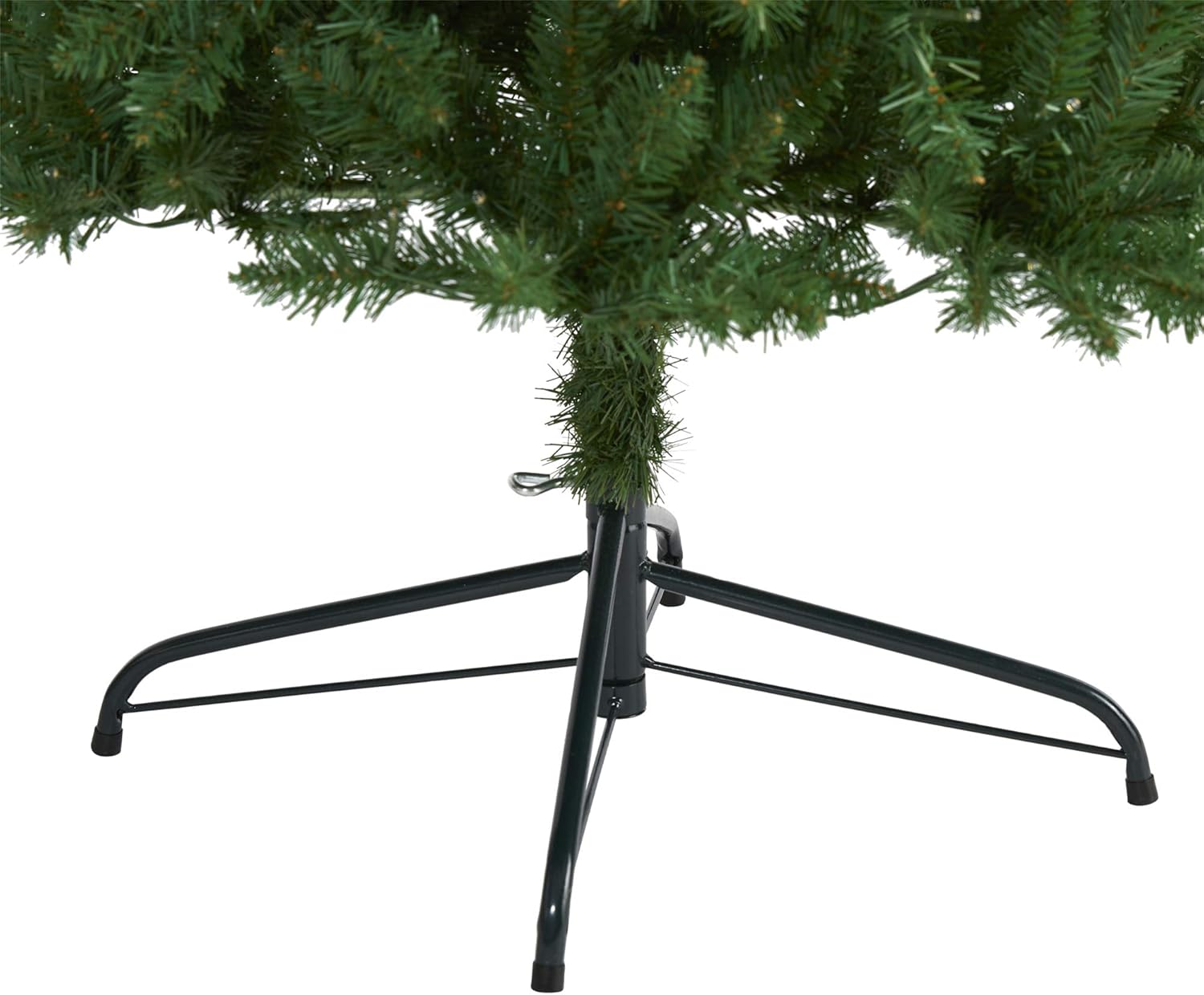 Nearly Natural 8ft. Slim Green Mountain Pine Artificial Christmas Tree with 400 Clear LED Lights
