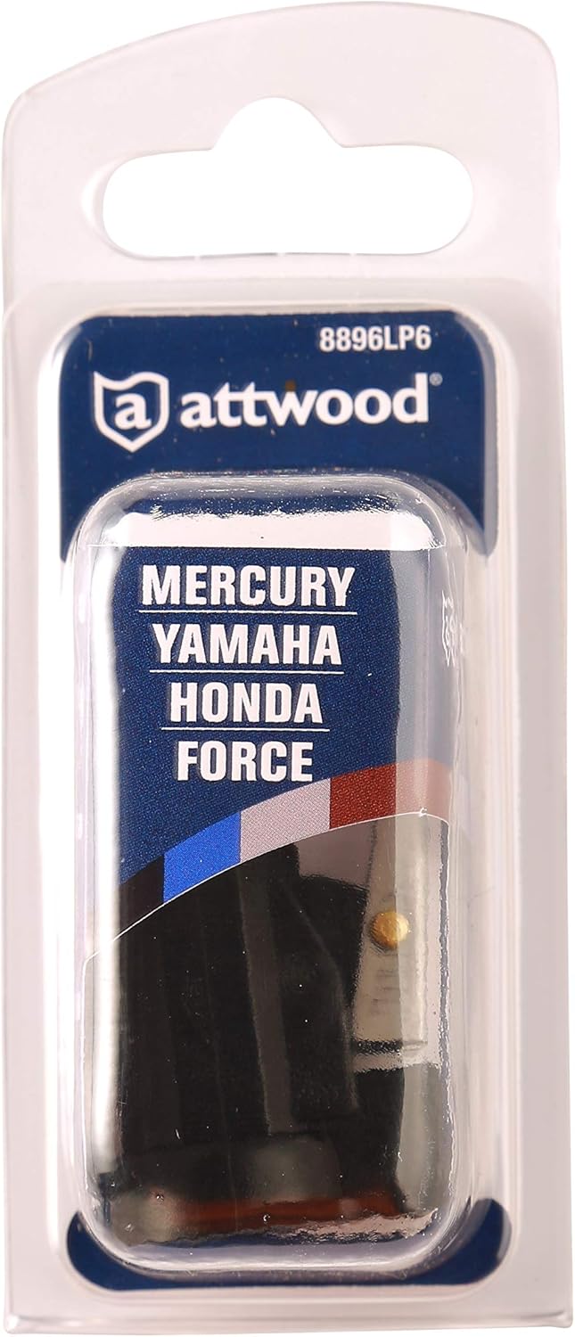 Attwood 8896LP6 Mercury/Yamaha Female Fuel Hose Fitting - 3/8" Barb
