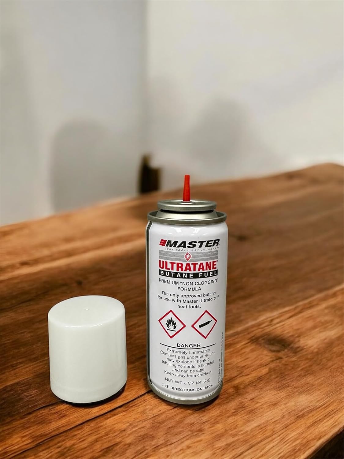 Master Appliance Ultratane Premium Butane Fuel 6-Pack, 2 oz cans, 56.5 Grams, Triple Refined Non-Clogging Formula