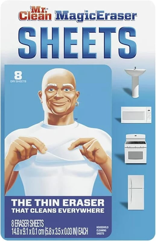 Mr. Clean Magic Eraser Sheet Pack 8 Pc. Pack