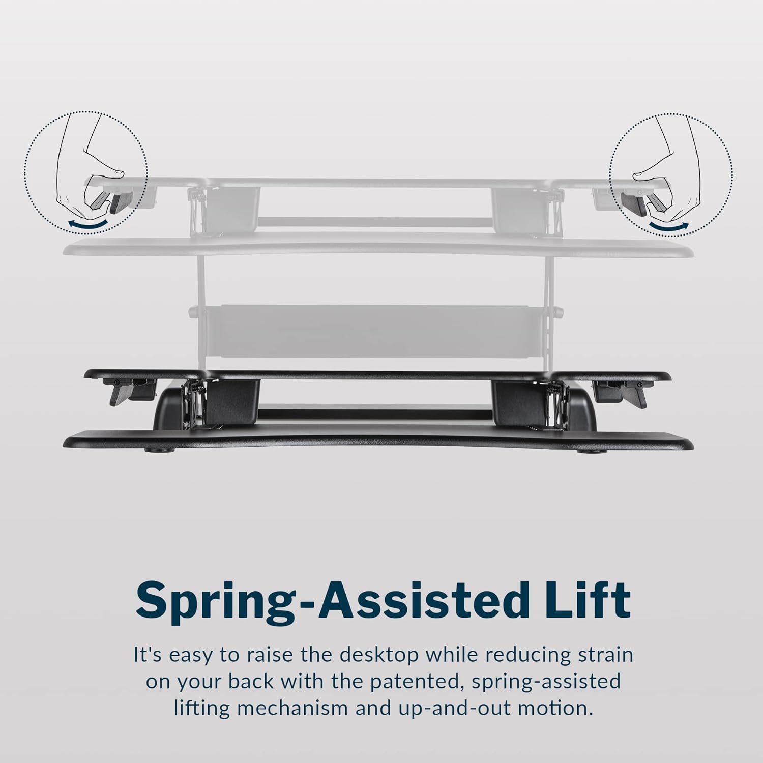 VARI VariDesk Pro Plus 36 Adjustable Standing Desk Converter