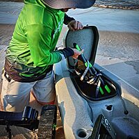 C-TUG R SandTrakz Kayak Transport Trolley with Soft Rubber Tyres