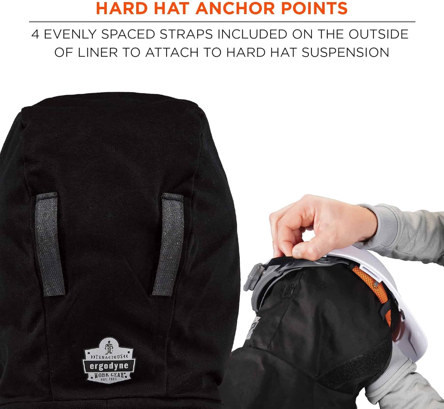 ERGODYNE N-Ferno 2-Layer FR Hard Hat Liner & Mouthpiece