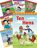 Teacher Created Materials Short E, O, U Rimes Book Set, Pre-K - Grade 1