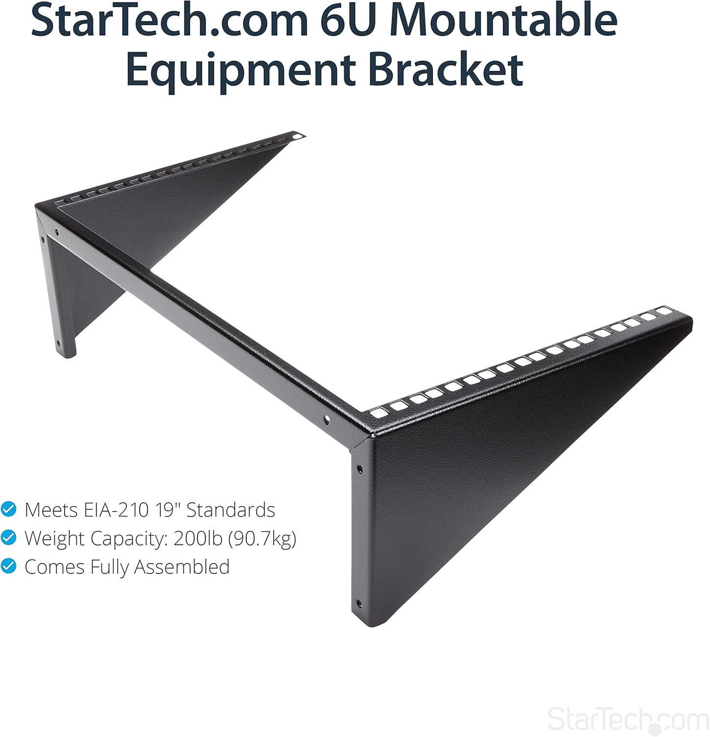 StarTech.com 19in Steel Vertical Wall Mount Rack Bracket