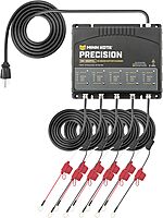 Minn Kota Precision MK-550PCL On-Board Battery Charger with 5 Charging Banks, 10 Amps per Bank