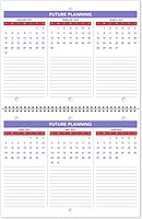 AT-A-GLANCE Wall Calendar, 8.5 x 11, Small, Monthly Unruled Blocks