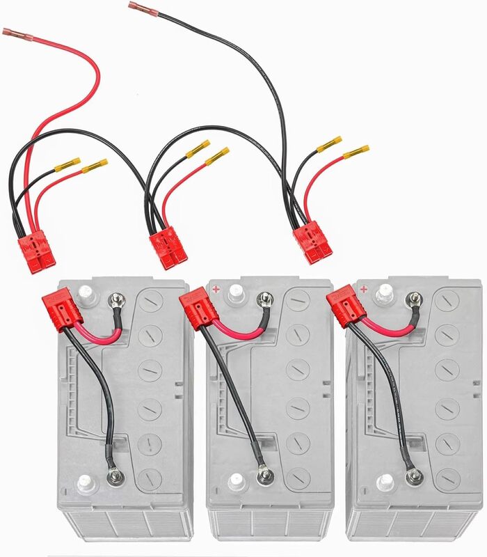 36V Trolling Motor Connection Kit RCE36VBCHK | Series Connection for 12V Batteries with Onboard Battery Charger | Powers any