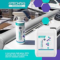 Gtechniq Ceramic Fast Coat - Marine Ceramic Coat - Spray-on, Wipe-Off Ceramic Sealant for Boats
