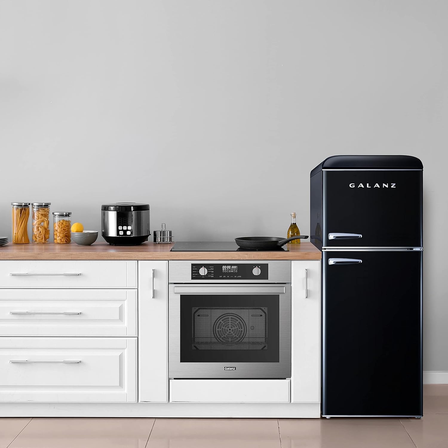 Galanz - Refrigerador compacto retro con congelador Galanz - Refrigerador compacto retro con congelador